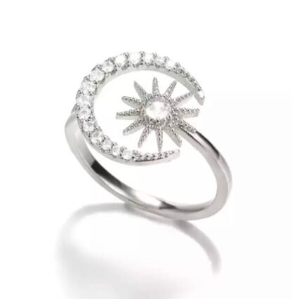 Bague fantaisie lune