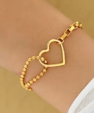 Bracelet en forme de coeur
