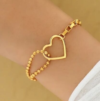 Bracelet en forme de coeur