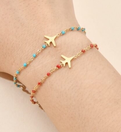 Bracelet fantaisie avion