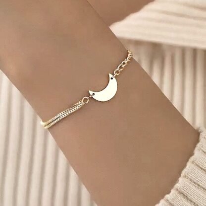 Bracelet femme avec lune