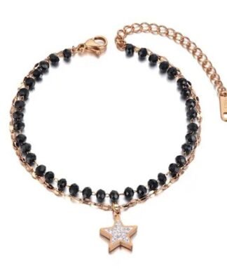 Bracelet femme pendentif etoile