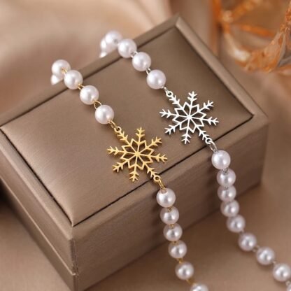 Bracelet flocon de neige original