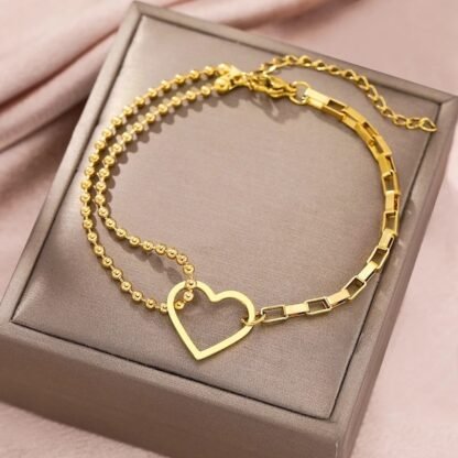 Bracelet en forme de coeur