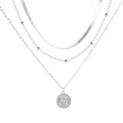 Collier fantaisie multirangs