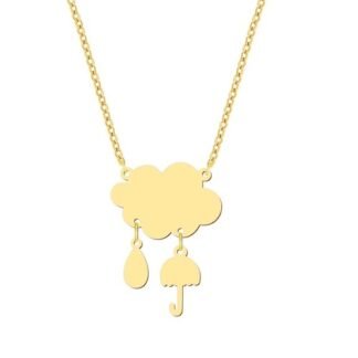 Collier fantaisie nuage