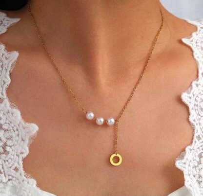 Collier forme Y cercle