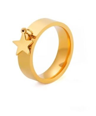 bague breloque etoile
