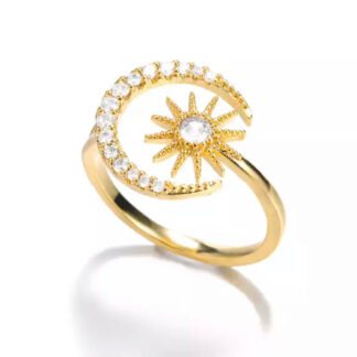 Bague fantaisie lune