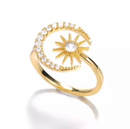 Bague fantaisie lune