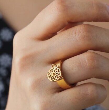 bague femme mandala