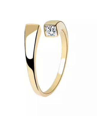 bague ouverte zircon