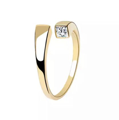 bague ouverte zircon