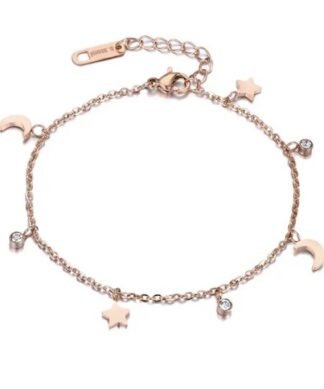 Bracelet breloques lune