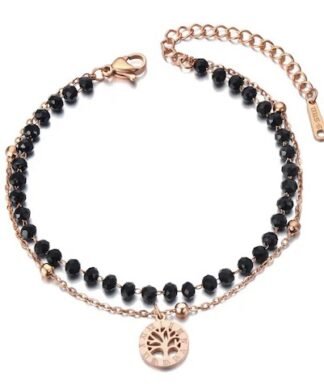 bracelet double rang arbre de vie
