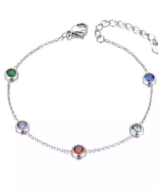 bracelet femme pastilles