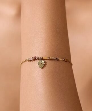bracelet feuille original