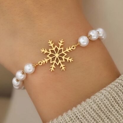 Bracelet flocon de neige original