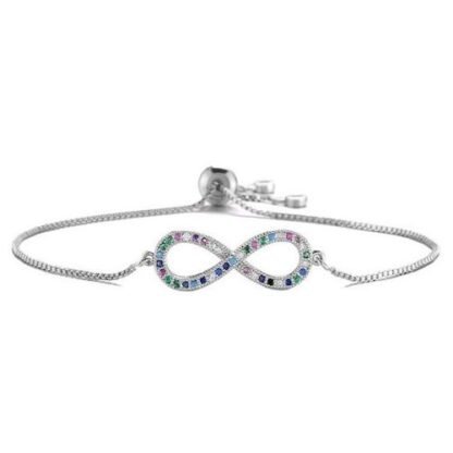 Bracelet infini oxyde de zirconium