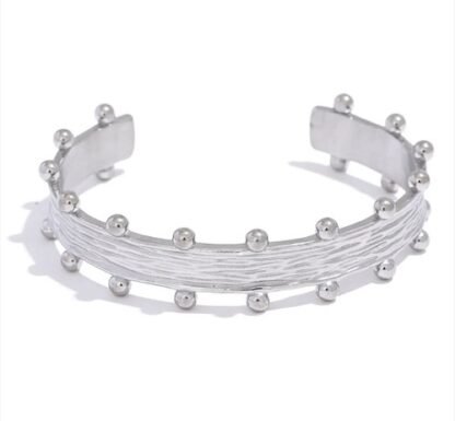 Bracelet jonc boheme acier – Image 2