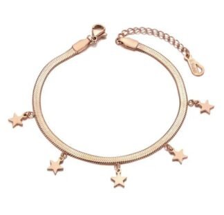 Bracelet maille plate tendance 2024