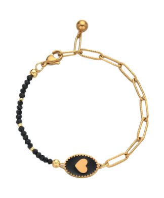 Bracelet medaille coeur