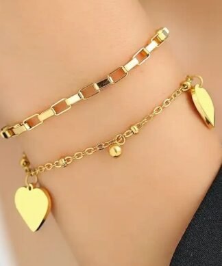 Bracelet pendentif coeur