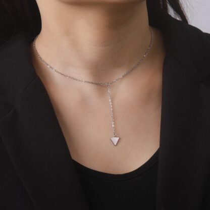 collier acier inoxydable tendance