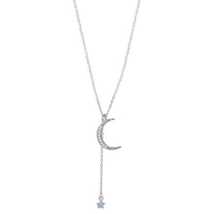 collier argent lune tendance 2024