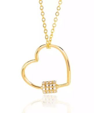 collier coeur femme