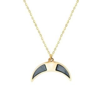 Collier fantaisie corne lune