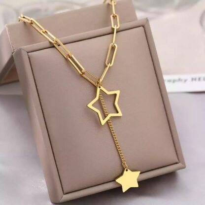 collier fantaisie etoile