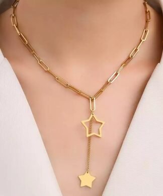collier fantaisie etoile