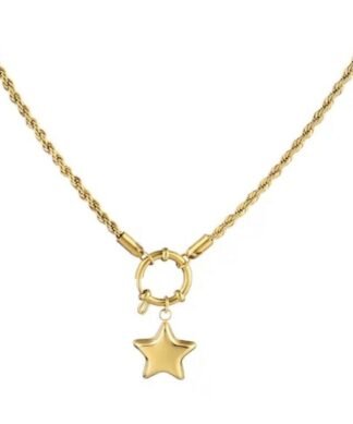 collier femme etoile