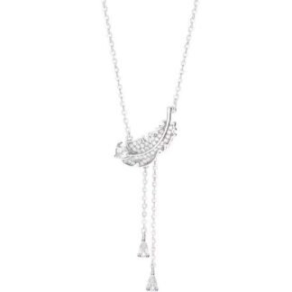 collier feuille argent