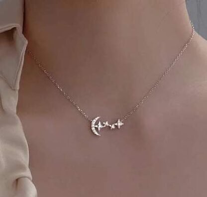 collier lune original argent 925