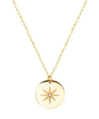 collier medaille etoile du nord