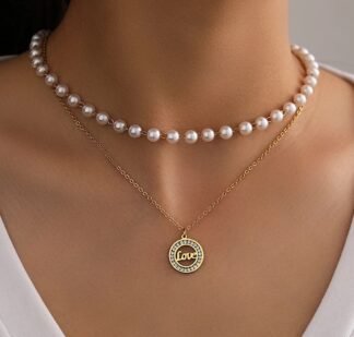 Collier medaille love original