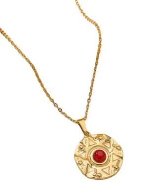 Collier medaille soleil originale