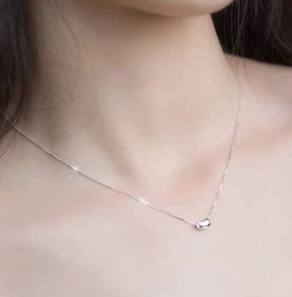 collier minimaliste argent