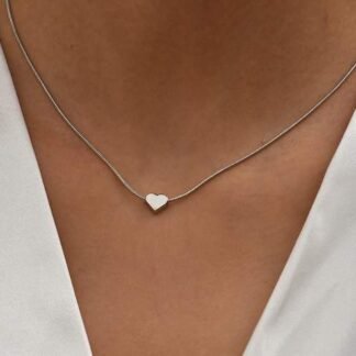 collier minimaliste coeur