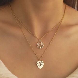 Collier monstera