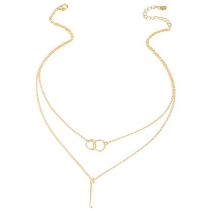 collier multirangs femme