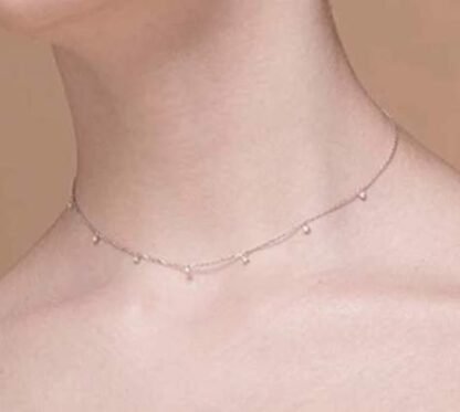 Collier argent pampilles – Image 2