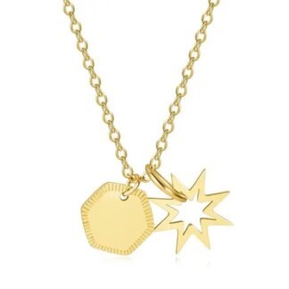 collier pendentif etoile tendance