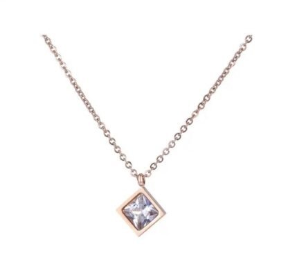 Collier pendentif zircon