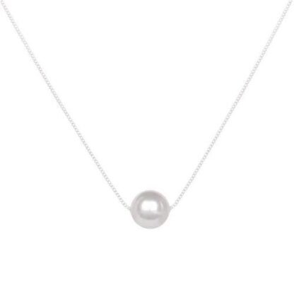 collier perle argent