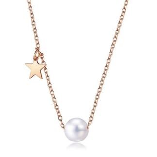 Collier perle or