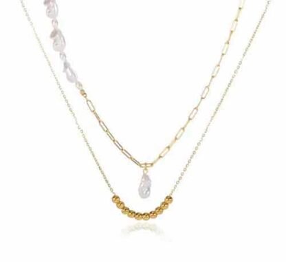 Collier perle tendance