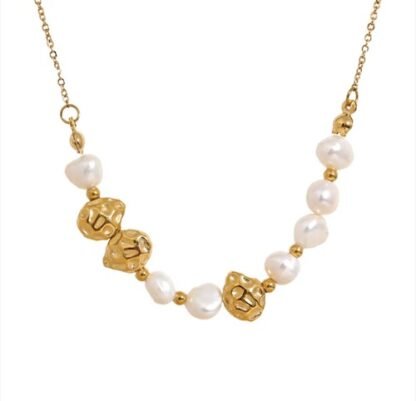 Collier femme perles